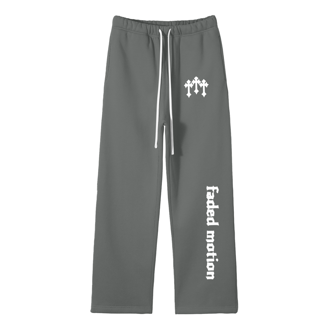 Solid Fleece Straight Leg Pants