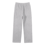 Solid Fleece Straight Leg Pants