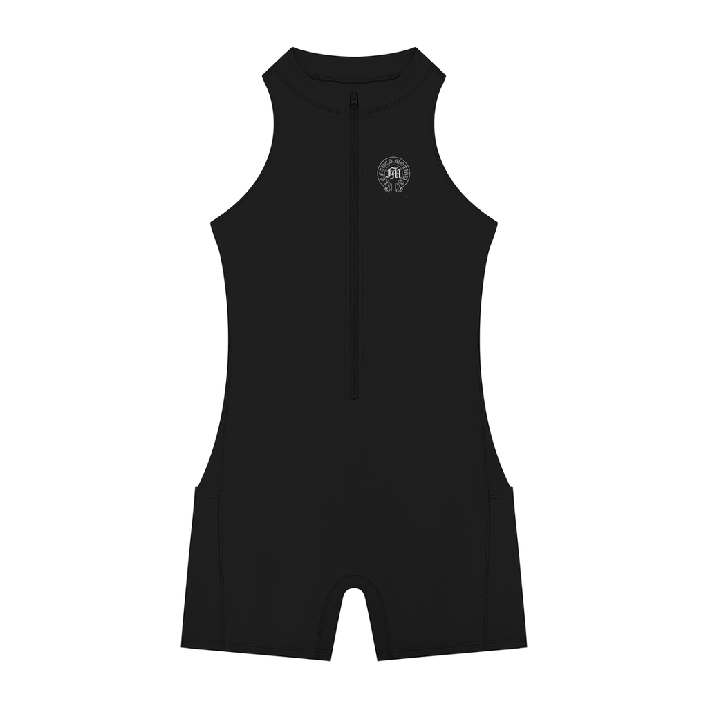 Women’s Quarter-Zip Yoga Romper
