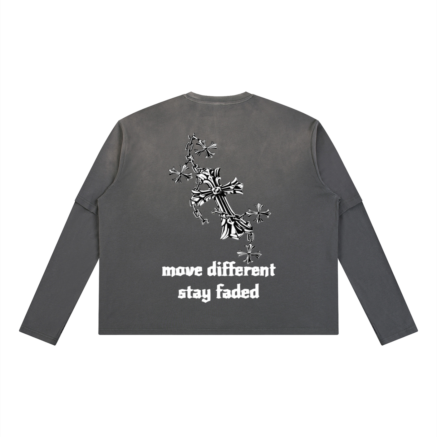 Unisex Vintage Wash Layered T-Shirt