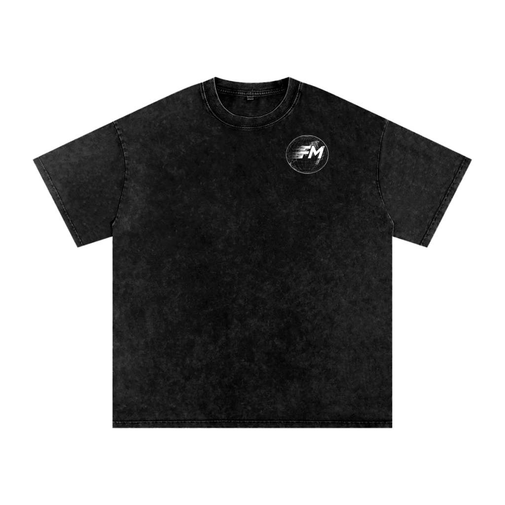 Snow Washed Oversized Tee