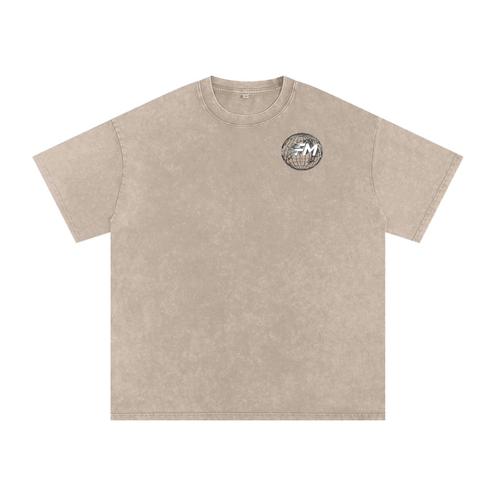 Snow Washed Oversized Tee