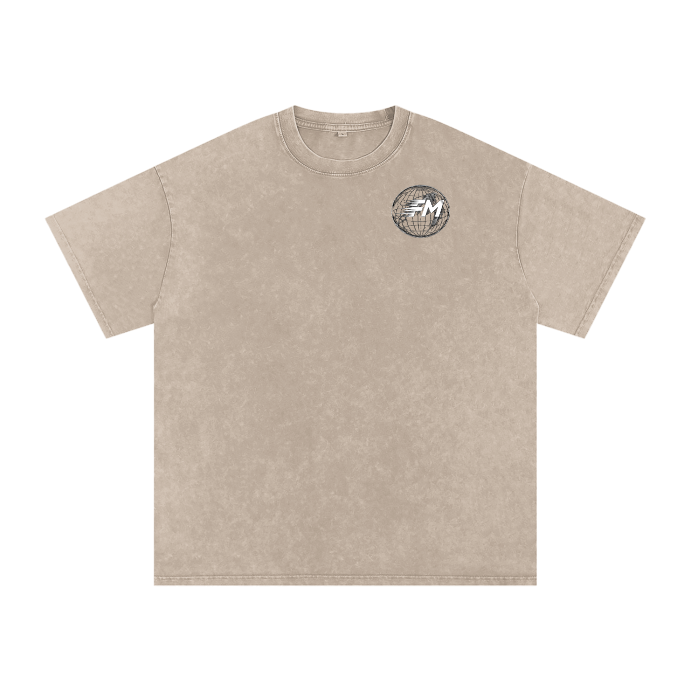 Snow Washed Oversized Tee