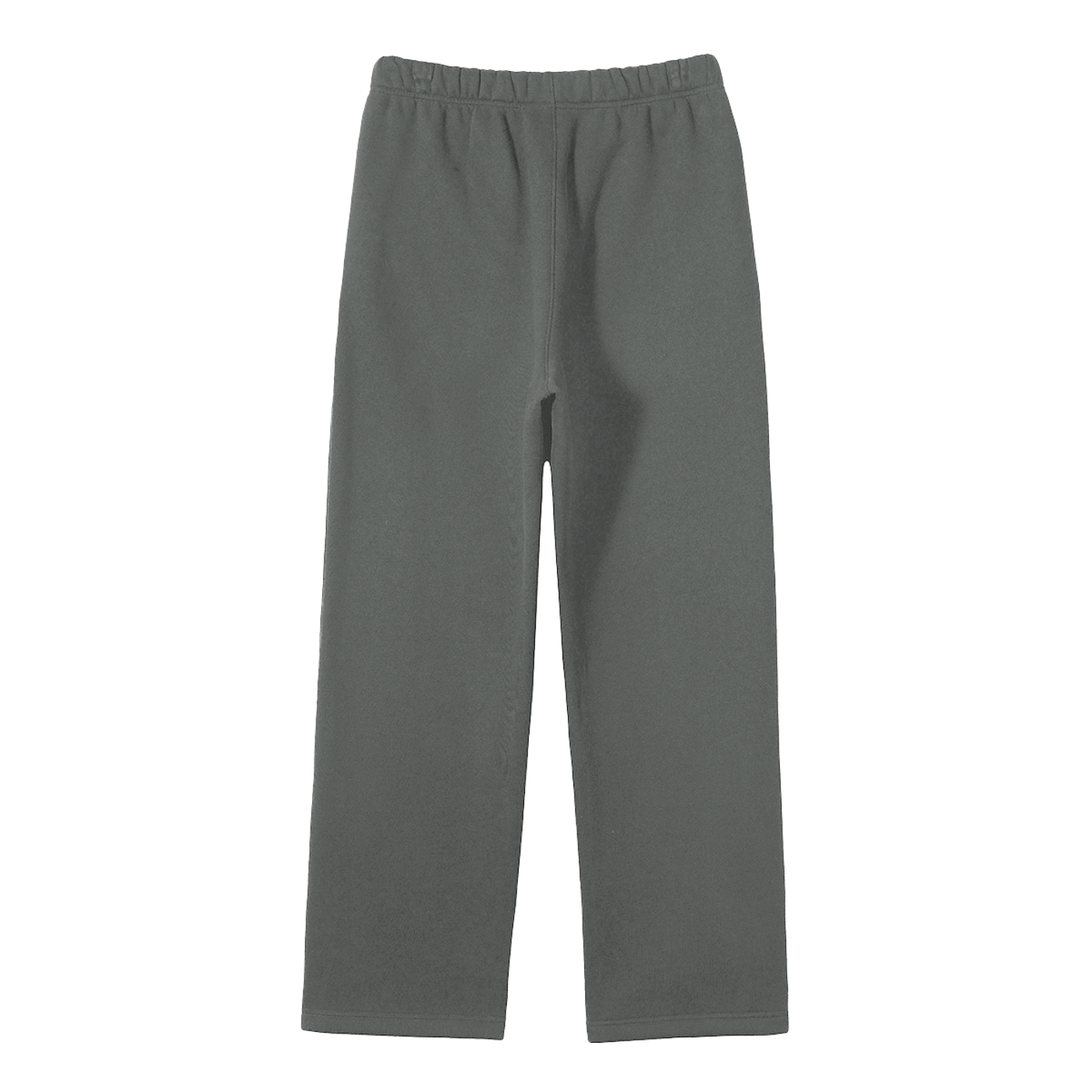 Solid Fleece Straight Leg Pants