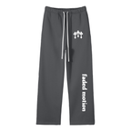 Solid Fleece Straight Leg Pants
