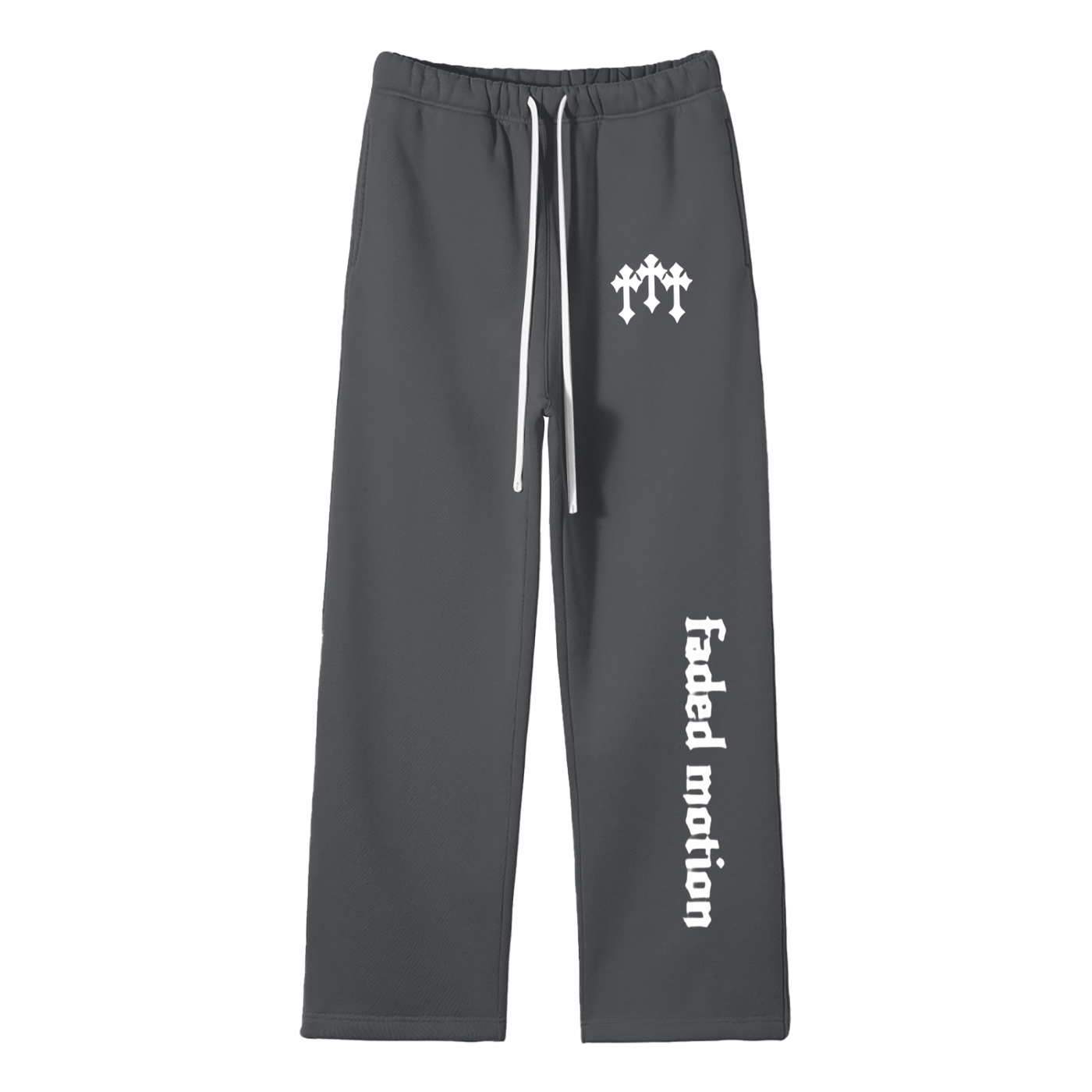 Solid Fleece Straight Leg Pants