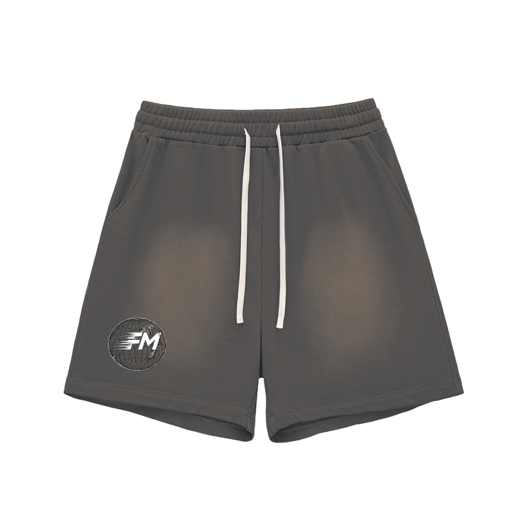 Sun Fade Raw Edge Shorts