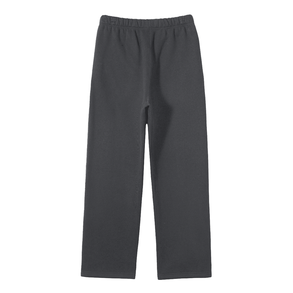 Solid Fleece Straight Leg Pants