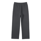 Solid Fleece Straight Leg Pants