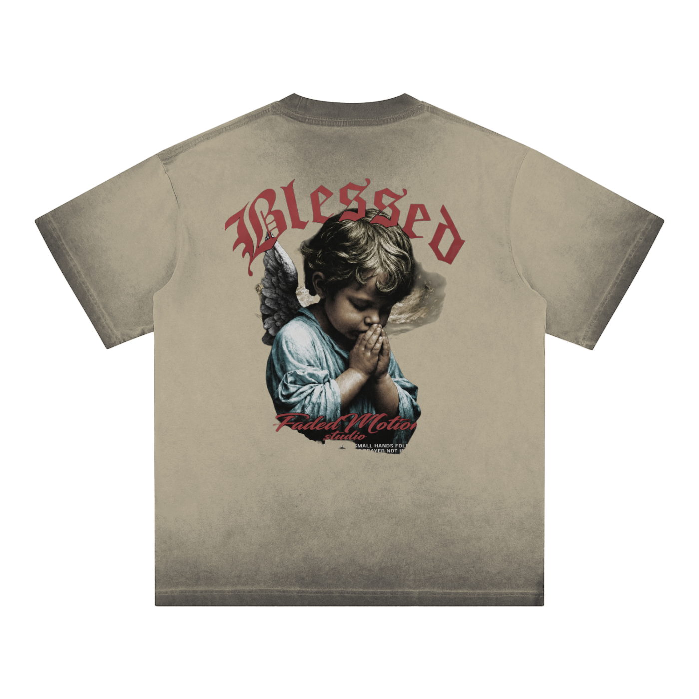 Reverse Dyed Loose Cotton T-Shirt