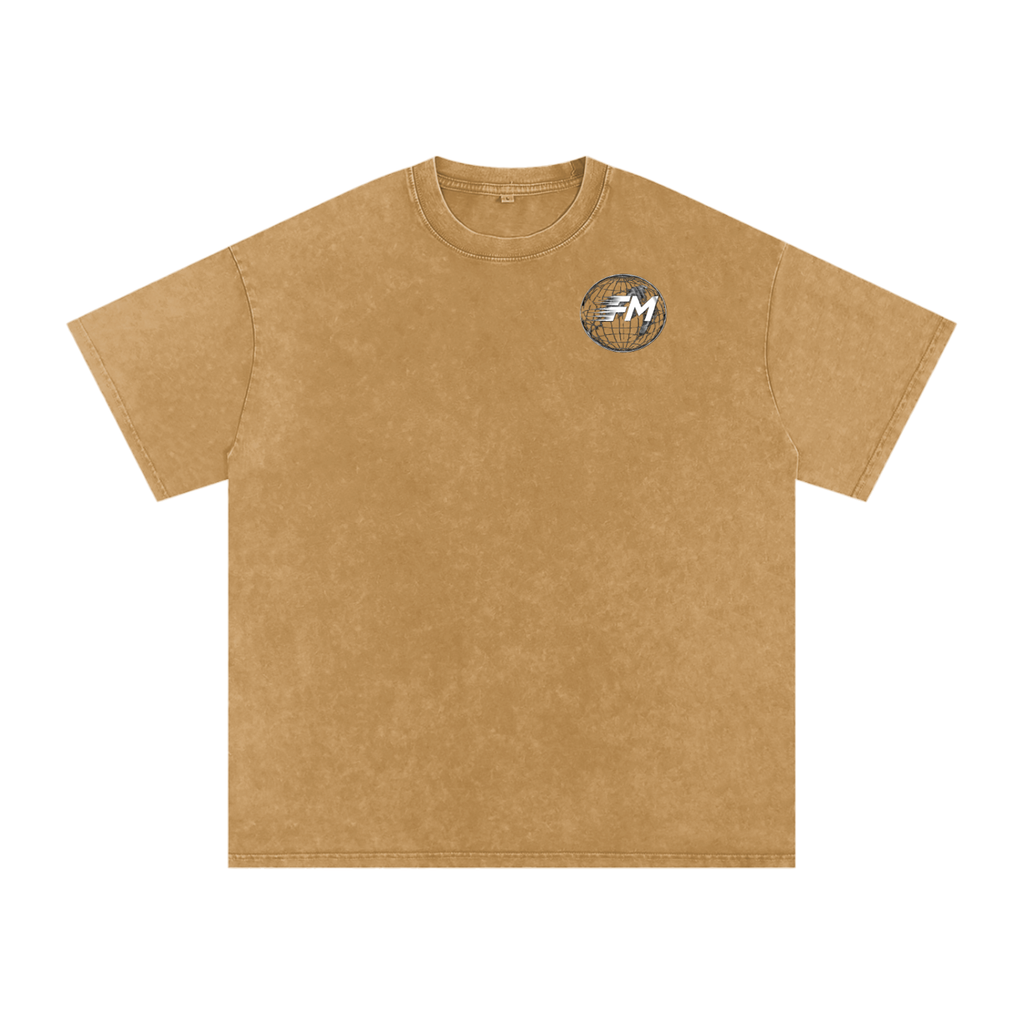 Snow Washed Oversized Tee