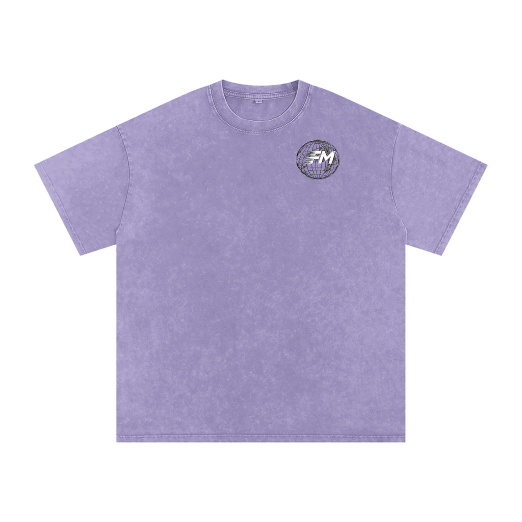 Snow Washed Oversized Tee