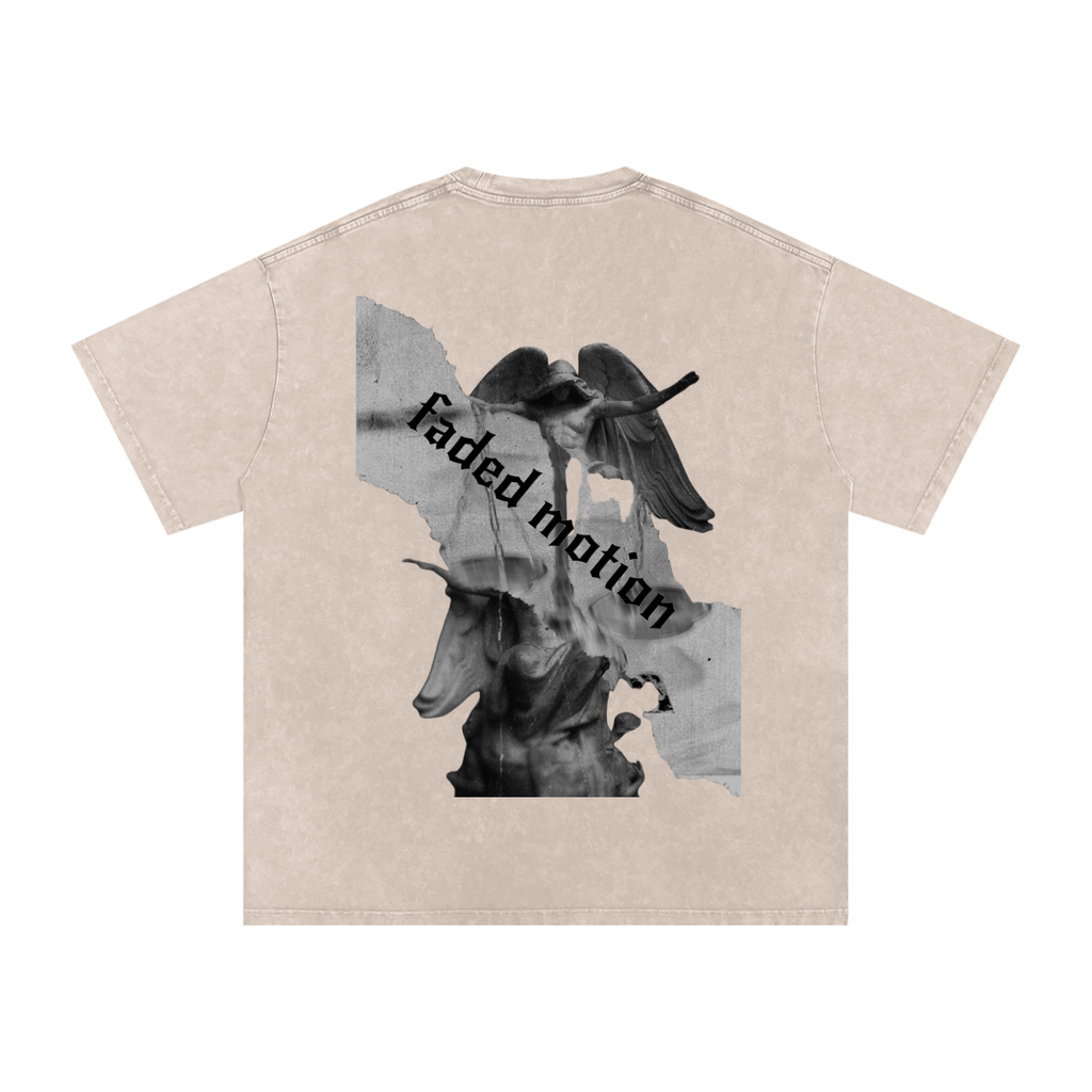 Snow Washed Oversized Tee