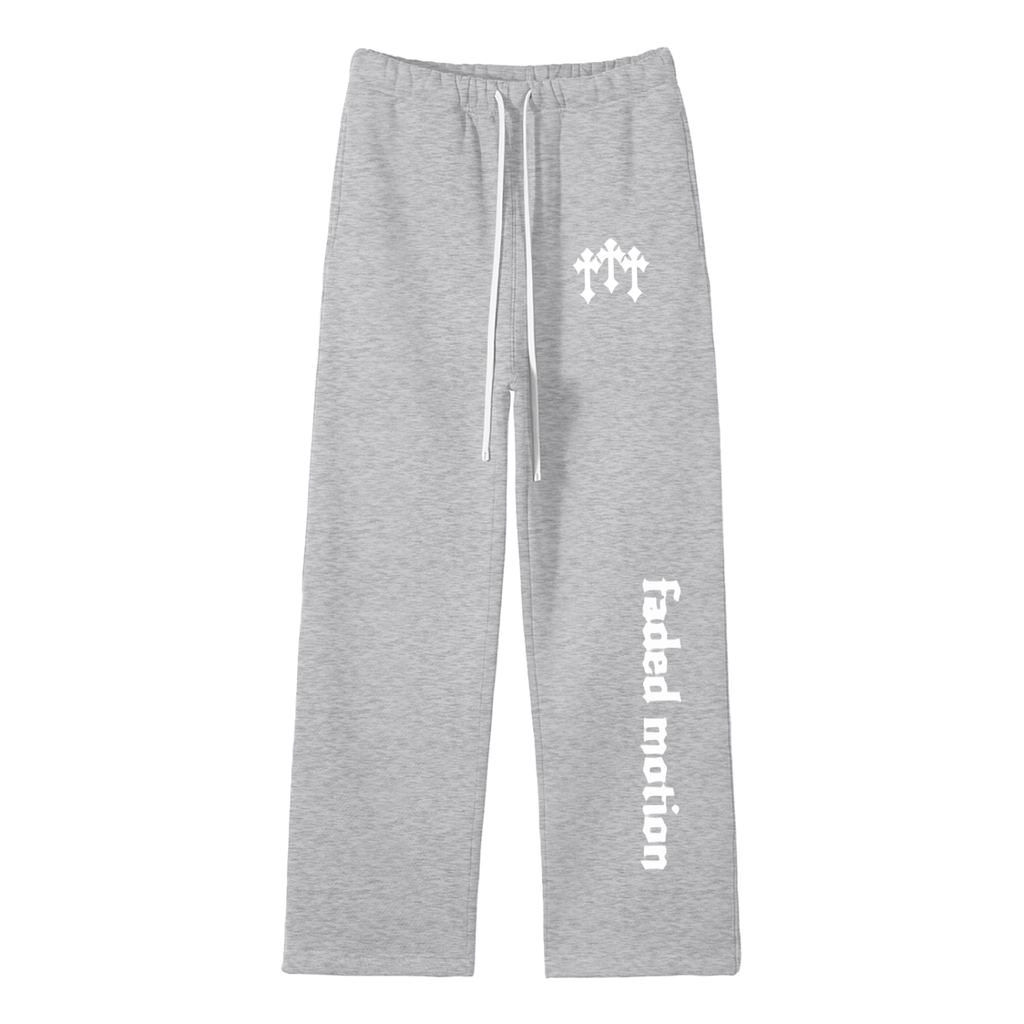 Solid Fleece Straight Leg Pants