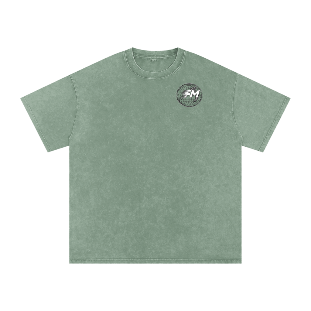 Snow Washed Oversized Tee