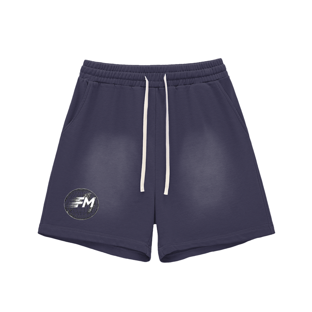 Sun Fade Raw Edge Shorts