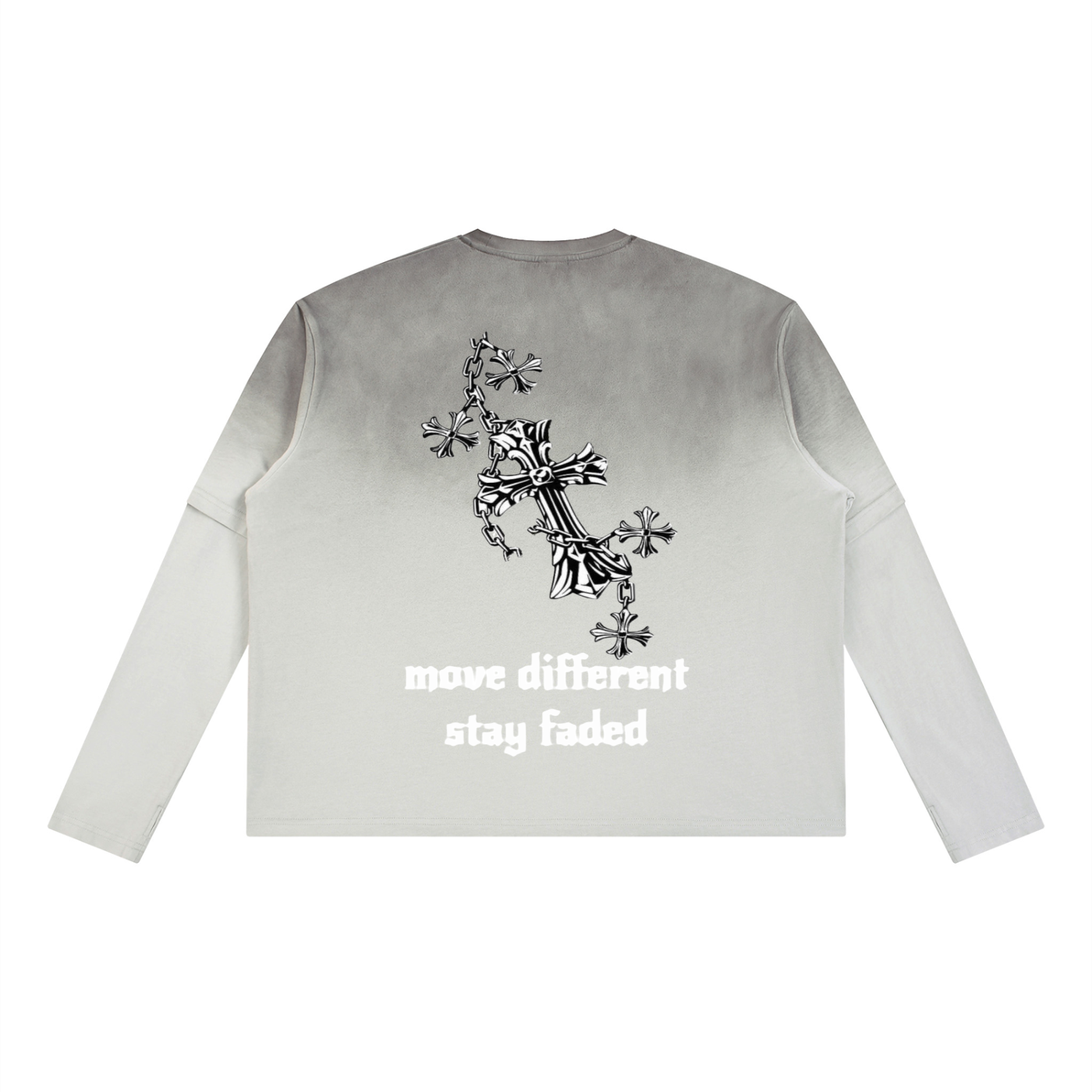 Unisex Vintage Wash Layered T-Shirt