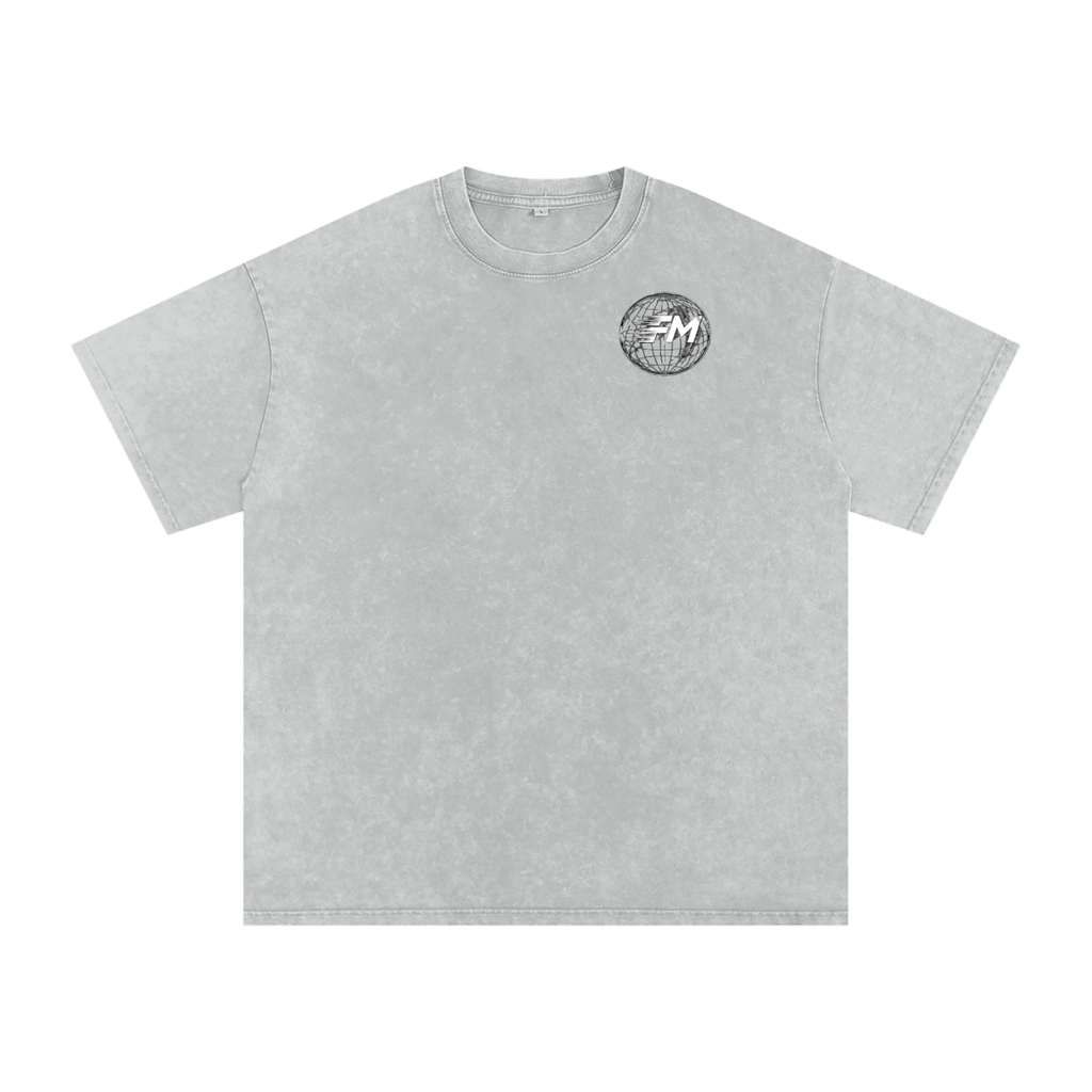 Snow Washed Oversized Tee