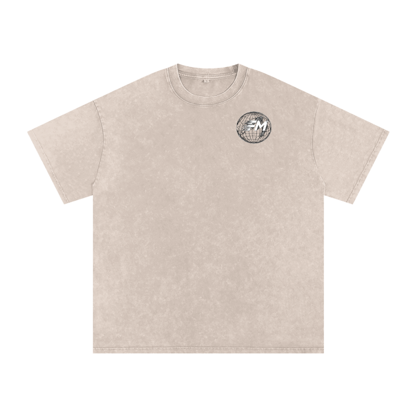 Snow Washed Oversized Tee