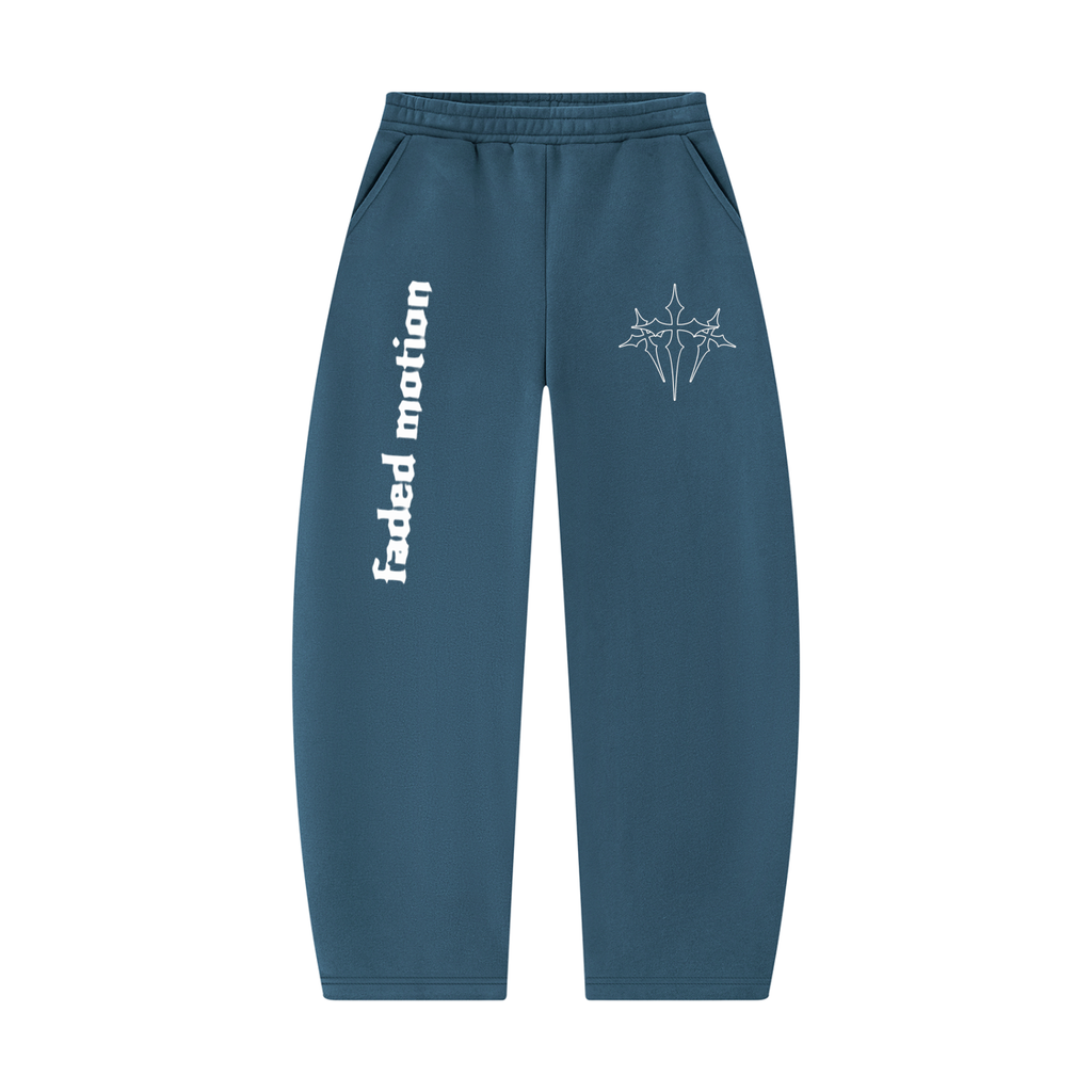 Unisex Barrel Leg Sweatpants