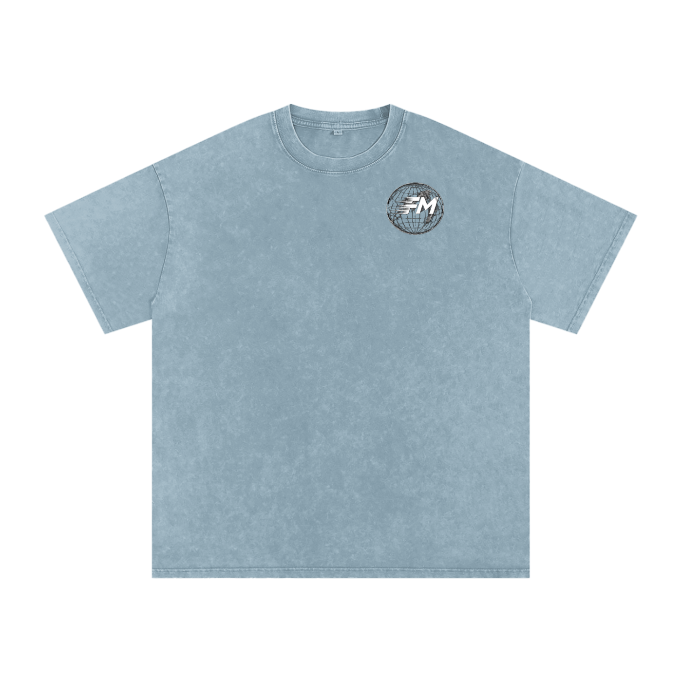 Snow Washed Oversized Tee