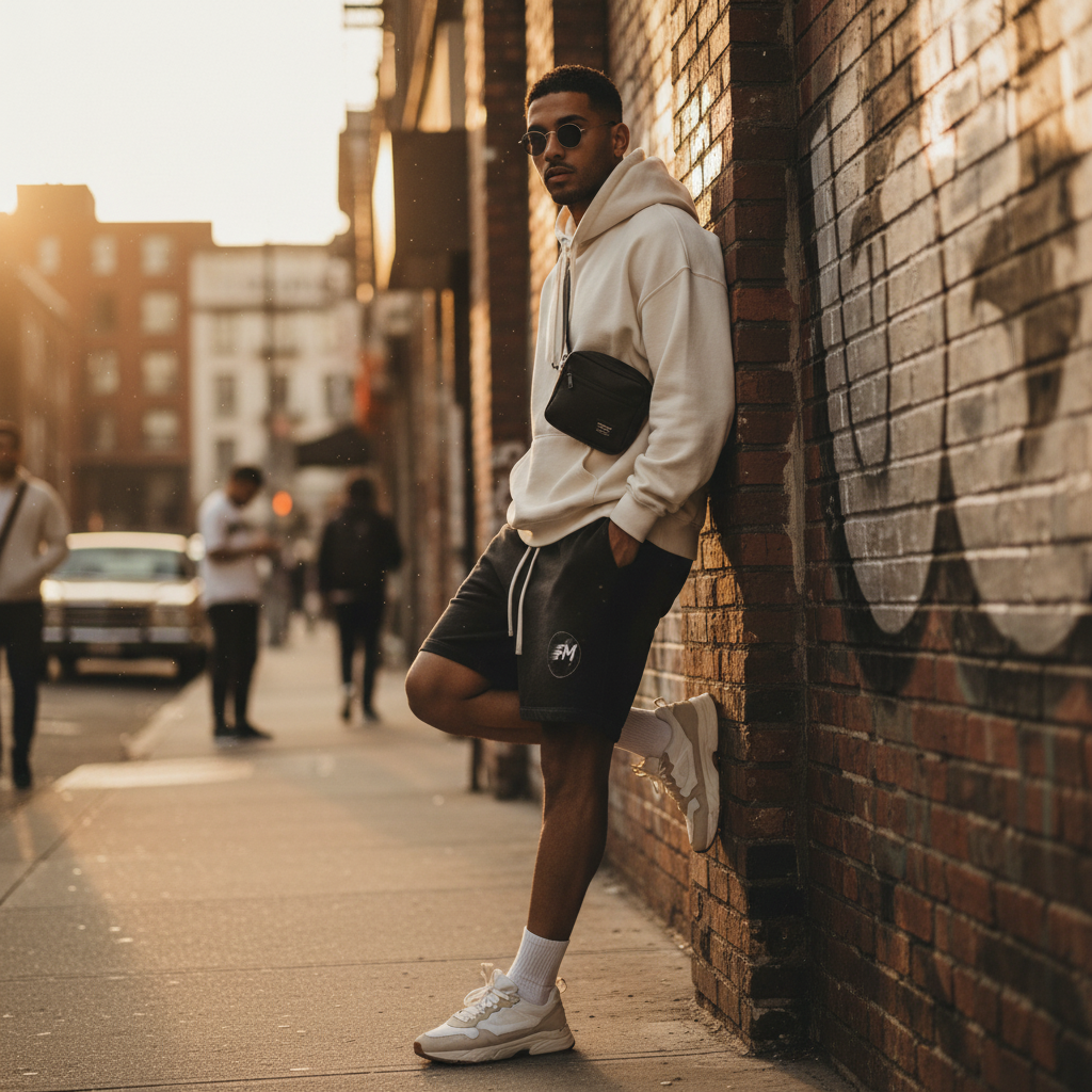 Sun Fade Raw Edge Shorts